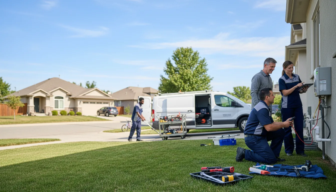 Tankless water heater service in Taylorville, IL